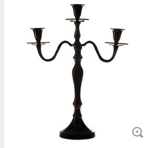 Candelabra in black